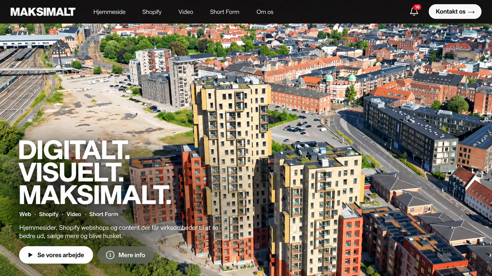 MAKSIMALT hjemmeside